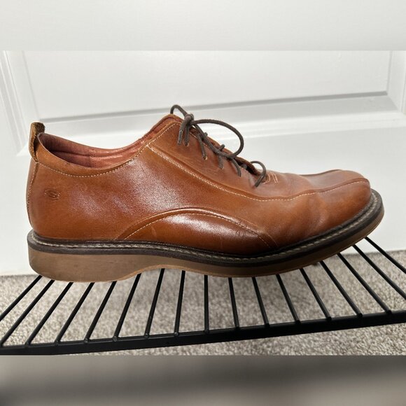 Men’s Skechers Made in Italy Leather Oxfords — Brown — Size 10M - Picture 6 of 13